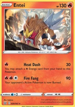 Entei - Battle Styles (Holo Rare) [BST-20]