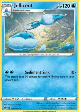 Jellicent - Battle Styles (Rare) [BST-42]