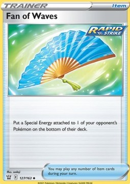 Fan of Waves - Battle Styles (Uncommon) [BST-127]