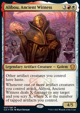 Alibou, Ancient Witness - Commander: Strixhaven (Mythic) [C21-7]