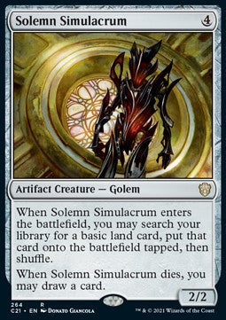 Solemn Simulacrum - Commander: Strixhaven (Rare) [C21-264]