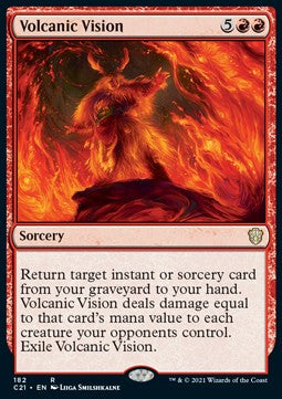 Volcanic Vision - Commander: Strixhaven (Rare) [C21-182]