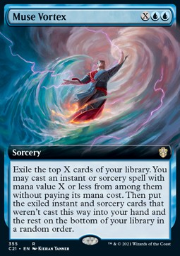 Muse Vortex - Commander: Strixhaven: Extras (Rare) [XC21-355]