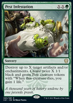 Pest Infestation - Commander: Strixhaven (Rare) [C21-65]