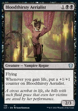 Bloodthirsty Aerialist - Commander: Strixhaven (Uncommon) [C21-136]
