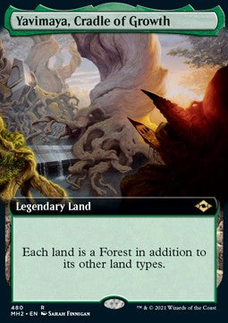 Yavimaya, Cradle of Growth (V.3) - Modern Horizons 2: Extras (Rare) [XMH2-480]