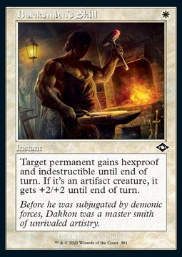Blacksmith's Skill (V.1) - Modern Horizons 2: Extras (Common) [XMH2-381]
