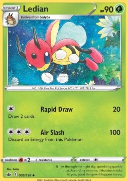 Ledian - Chilling Reign (Uncommon) [CRE-005]