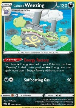 Galarian Weezing - Chilling Reign (Rare) [CRE-096]