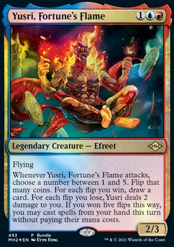 Yusri, Fortune's Flame (V.2) - Modern Horizons 2: Promos (Rare) [PMH2-492]
