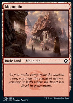 Mountain (V.4) - Adventures in the Forgotten Realms (Land) [AFR-277]