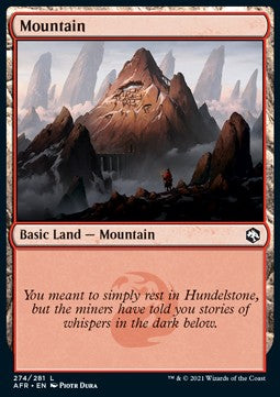 Mountain (V.1) - Adventures in the Forgotten Realms (Land) [AFR-274]
