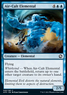 Air-Cult Elemental - Adventures in the Forgotten Realms (Common) [AFR-45]