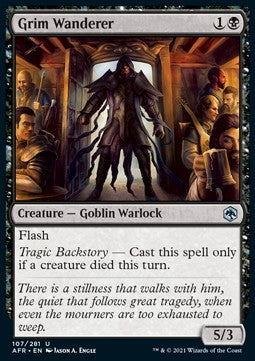 Grim Wanderer - Adventures in the Forgotten Realms (Uncommon) [AFR-107]