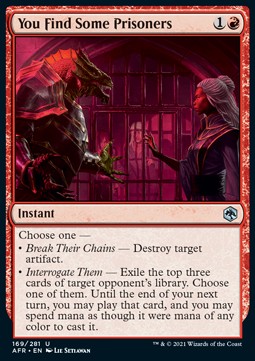 You Find Some Prisoners - Adventures in the Forgotten Realms (Uncommon) [AFR-169]