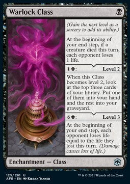 Warlock Class - Adventures in the Forgotten Realms (Uncommon) [AFR-125]