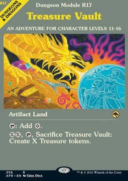 Treasure Vault - Adventures in the Forgotten Realms: Extras (Rare) [XAFR-358]