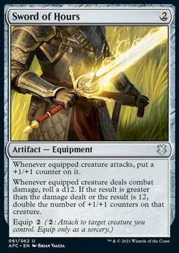 Sword of Hours - Commander: Adventures in the Forgotten Realms (Uncommon) [AFC-61]