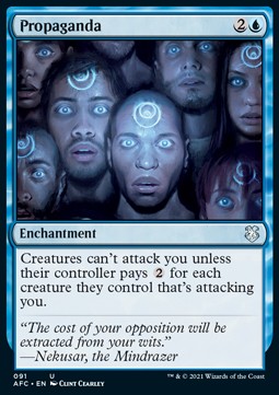 Propaganda - Commander: Adventures in the Forgotten Realms (Uncommon) [AFC-91]