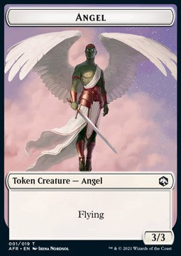 Angel Token (White 3/3) - Adventures in the Forgotten Realms: Extras (Token) [XAFR-T01]