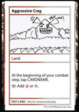 Aggressive Crag (V.2) - Mystery Booster: Playtest Cards (Special)