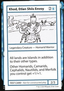 Khod, Etlan Shiis Envoy (V.2) - Mystery Booster: Playtest Cards (Special)