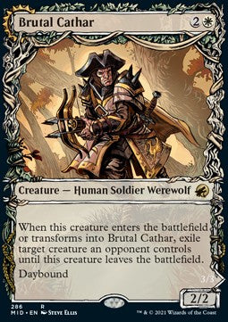 Brutal Cathar // Moonrage Brute - Innistrad: Midnight Hunt: Extras (Rare) [XMID-286]