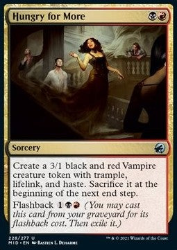 Hungry for More - Innistrad: Midnight Hunt (Uncommon) [MID-228]