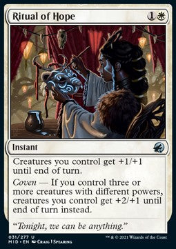 Ritual of Hope - Innistrad: Midnight Hunt (Uncommon) [MID-31]