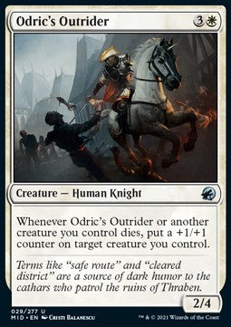Odric's Outrider - Innistrad: Midnight Hunt (Uncommon) [MID-29]