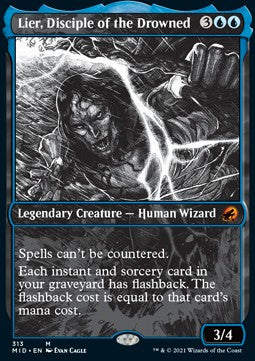 Lier, Disciple of the Drowned - Innistrad: Midnight Hunt: Extras (Mythic) [XMID-313]