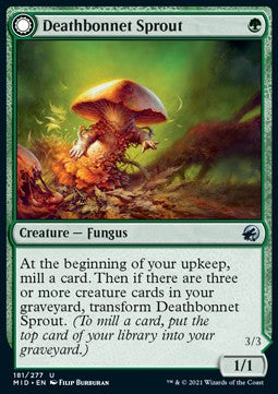 Deathbonnet Sprout // Deathbonnet Hulk - Innistrad: Midnight Hunt (Uncommon) [MID-181]
