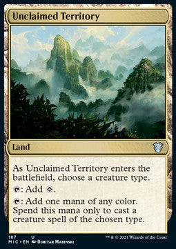 Unclaimed Territory - Commander: Innistrad: Midnight Hunt (Uncommon) [MIC-187]
