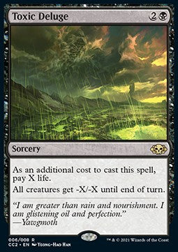 Toxic Deluge - Commander Collection: Black (Rare) [CC2-6]