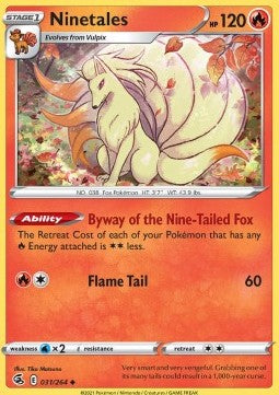 Ninetales - Fusion Strike (Uncommon) [FST-031]
