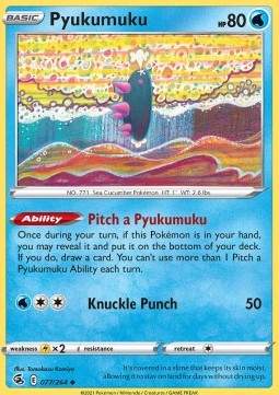 Pyukumuku - Fusion Strike (Uncommon) [FST-077]