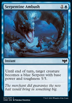 Serpentine Ambush - Innistrad: Crimson Vow (Common) [VOW-77]