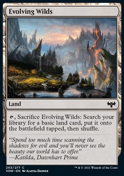 Evolving Wilds - Innistrad: Crimson Vow (Common) [VOW-263]