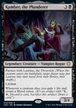 Kamber, the Plunderer (V.1) - Commander: Innistrad: Crimson Vow (Rare) [VOC-19]