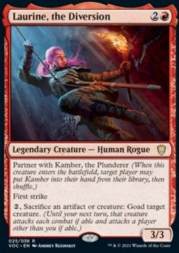 Laurine, the Diversion (V.1) - Commander: Innistrad: Crimson Vow (Rare) [VOC-25]