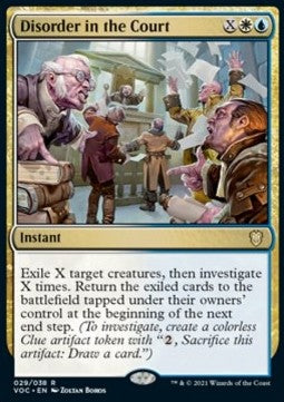 Disorder in the Court (V.1) - Commander: Innistrad: Crimson Vow (Rare) [VOC-29]