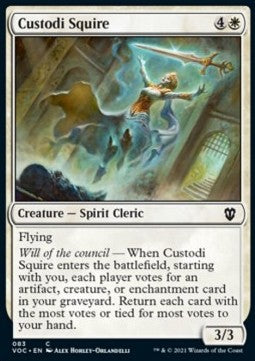 Custodi Squire - Commander: Innistrad: Crimson Vow (Common) [VOC-83]
