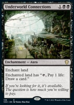 Underworld Connections - Commander: Innistrad: Crimson Vow (Rare) [VOC-138]