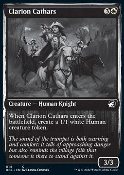 Clarion Cathars - Innistrad: Double Feature (Common) [DBL-14]