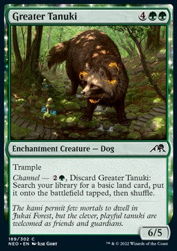 Greater Tanuki - Kamigawa: Neon Dynasty (Common) [NEO-189]
