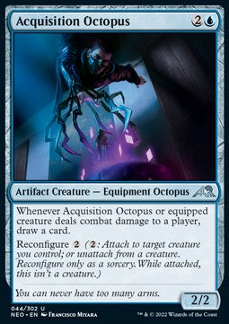 Acquisition Octopus - Kamigawa: Neon Dynasty (Uncommon) [NEO-44]