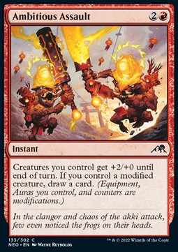 Ambitious Assault - Kamigawa: Neon Dynasty (Common) [NEO-133]