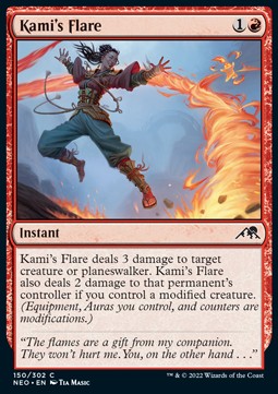 Kami's Flare - Kamigawa: Neon Dynasty (Common) [NEO-150]