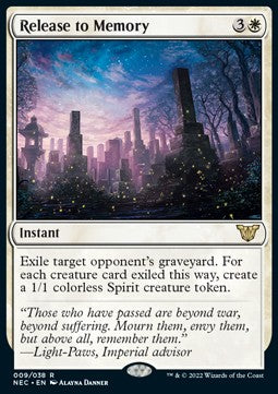 Release to Memory (V.1) - Commander: Kamigawa: Neon Dynasty (Rare) [NEC-9]