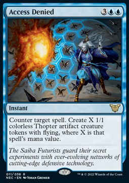 Access Denied (V.1) - Commander: Kamigawa: Neon Dynasty (Rare) [NEC-11]